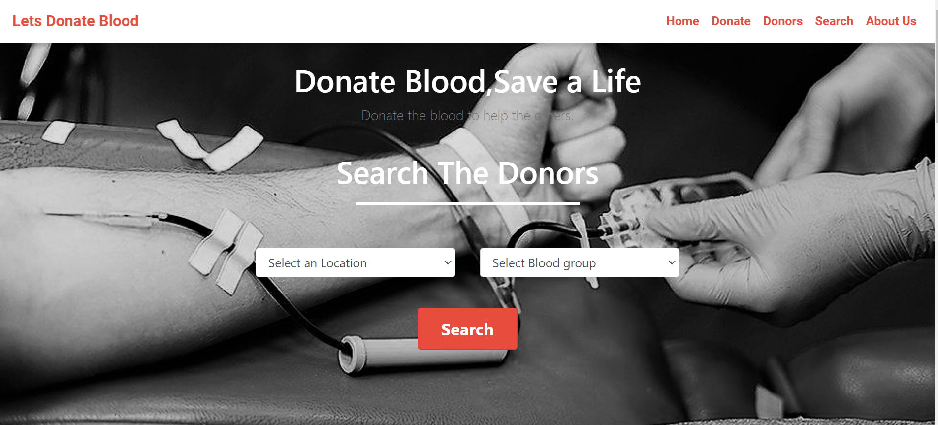 Online Blood Management System